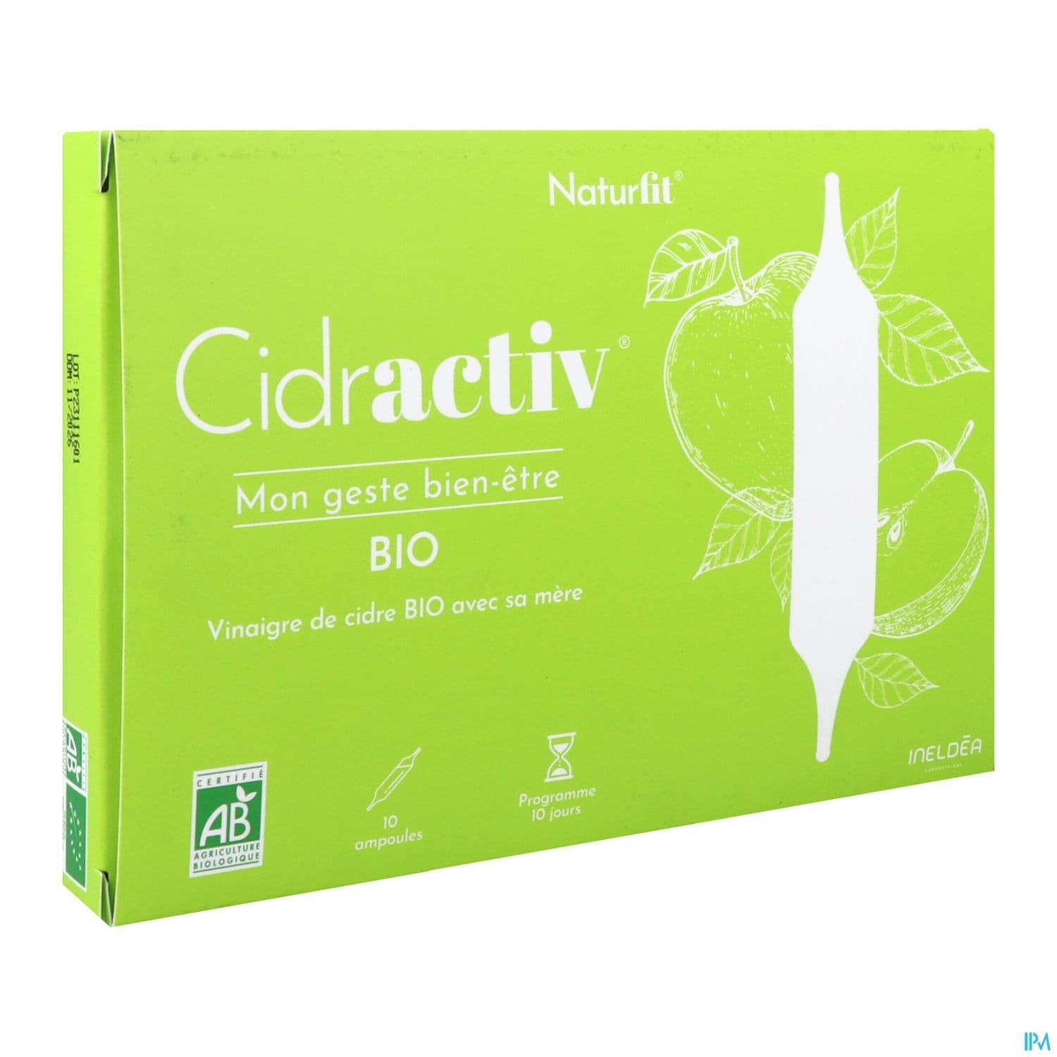 Ineldea Naturfit Cidractiv Ampoule 10ml 10