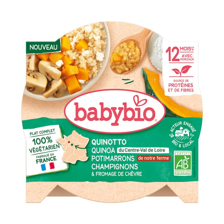 Babybio Quinotto Assiette 12m 230g