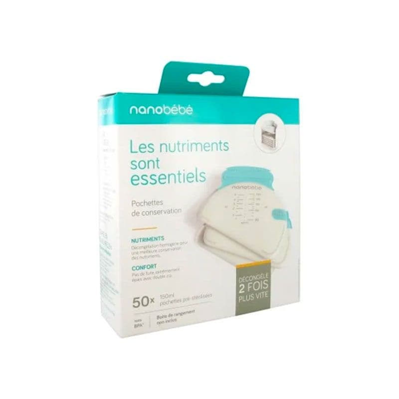 NANO BEBE BTE RANGE+SACH CONSERV25 — Pharmacie Principale des Grésillons