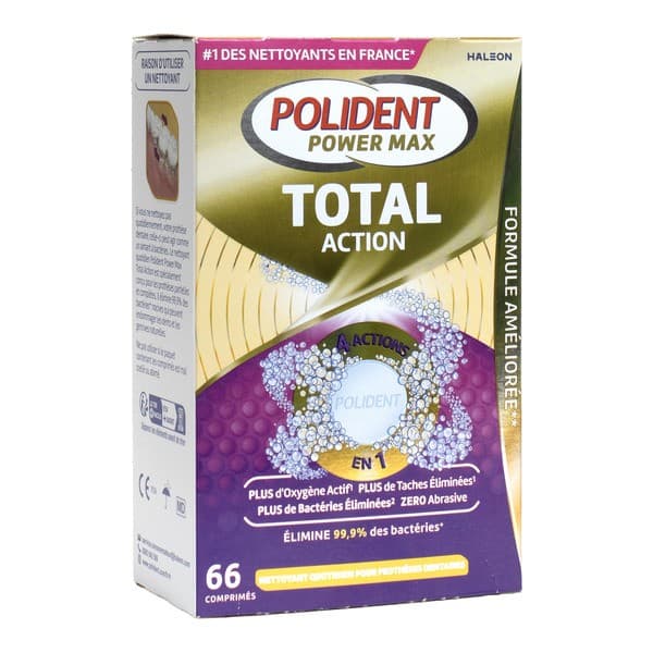 POLIDENT NETTOY TOTAL ACTION CPR66 — Pharmacie St Honoré - Amiens