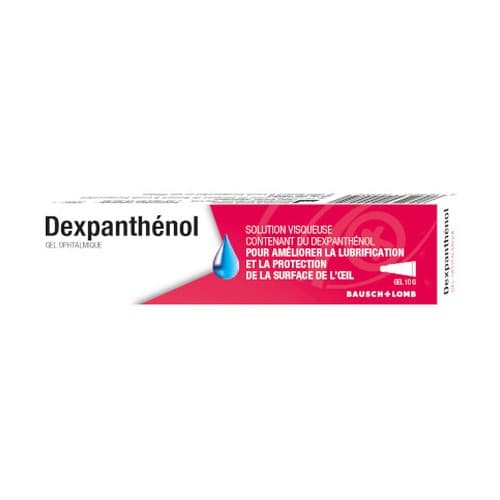 DEXPANTHENOL GEL OPHTALMIQUE 10G — Pharmacie des Couronneries