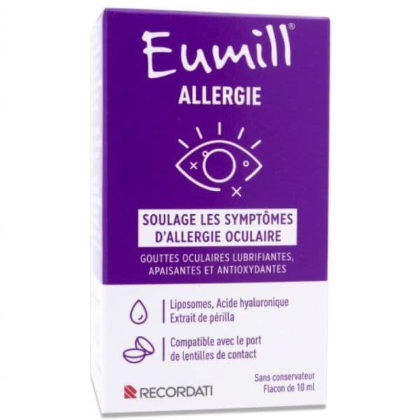 EUMILL GTT OCUL ALLERG FL 10ML — Pharmacie Erlon