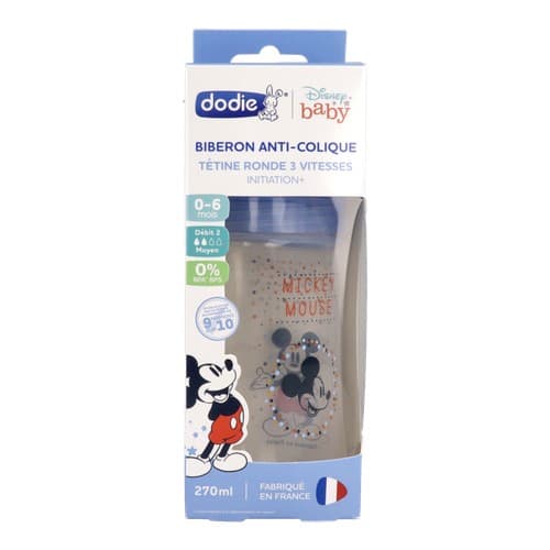 DOD BIB INIT+270ML MICKEY 0-6M — Pharmacie foch - Cenon