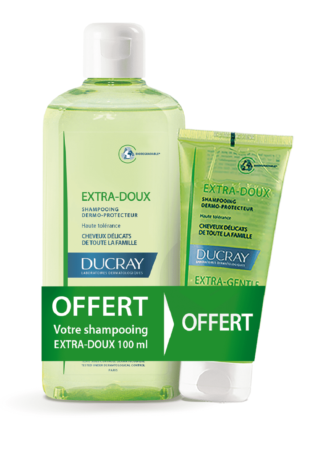 DUCRAY SH EXTRADOUX 400ML+100ML — Pharmacie porte de la villette