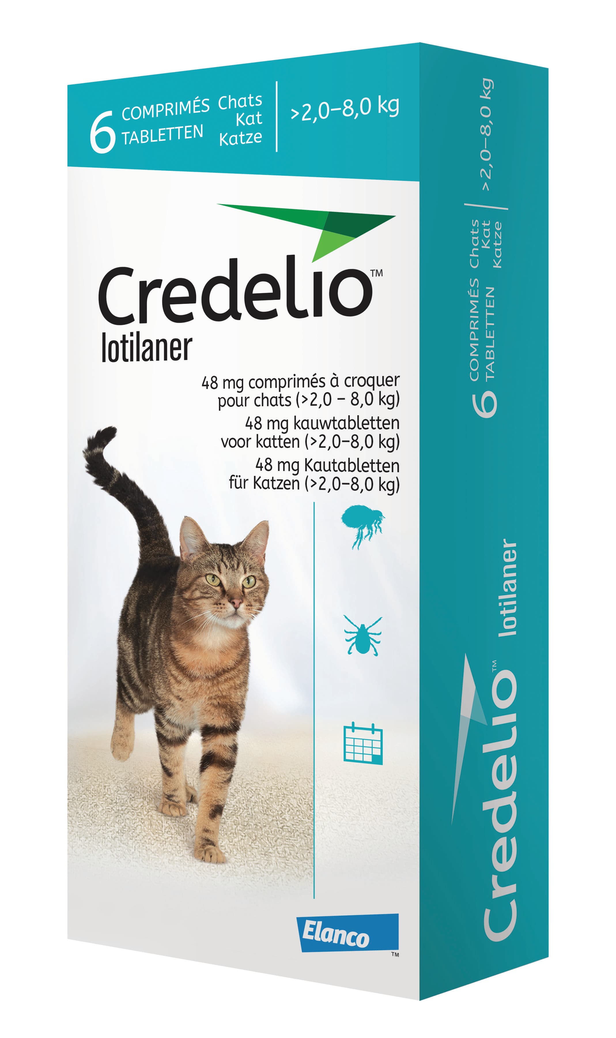 CREDELIO 48MG CPR CHAT 2 8KG 6 — Pharmacie Du Centre Apothical