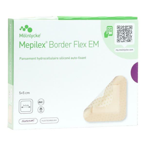 MEPILEX BORDER FLEX XL 10 CM X 25 CM BT10 — Pharmacie Espace Bocaud