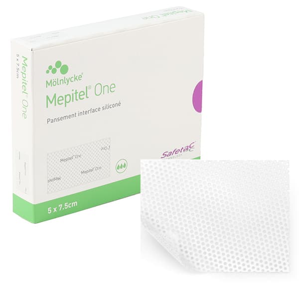 MEPITEL ONE PANSEMENT 5 CM X 7.5 CM BT10 — Apothical Grande Pharmacie de Fleury