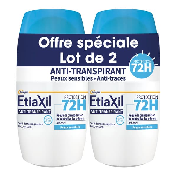 ETIAXIL AT PRO 72H ROLL ON 50MLX2 — Pharmacie Dall'oglio Poillevey