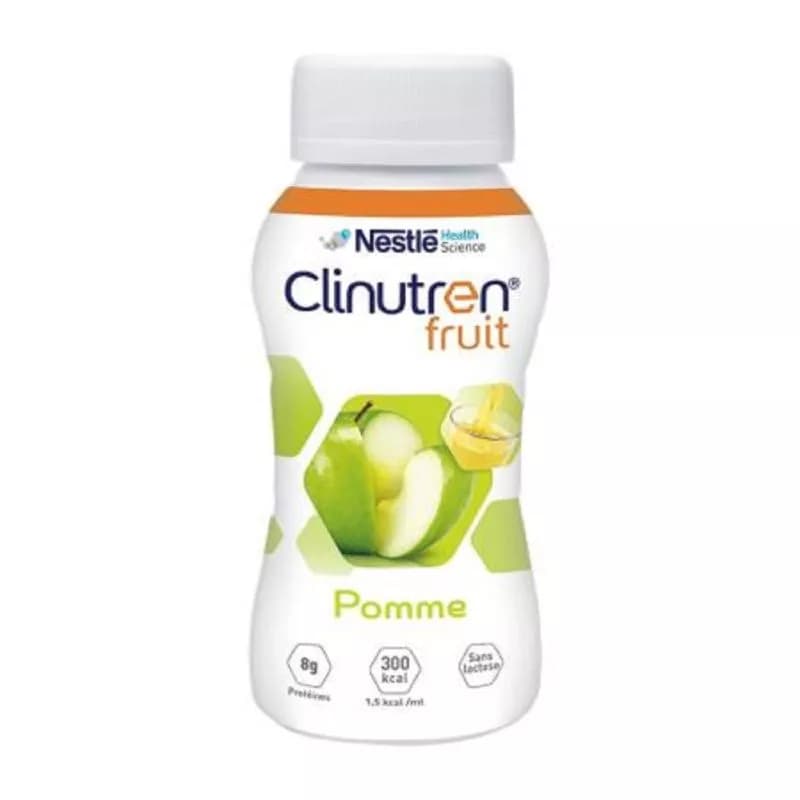 CLINUTREN FRUIT POMME 200MLX4 — Pharmacie Pharmavance Rueil-Malmaison