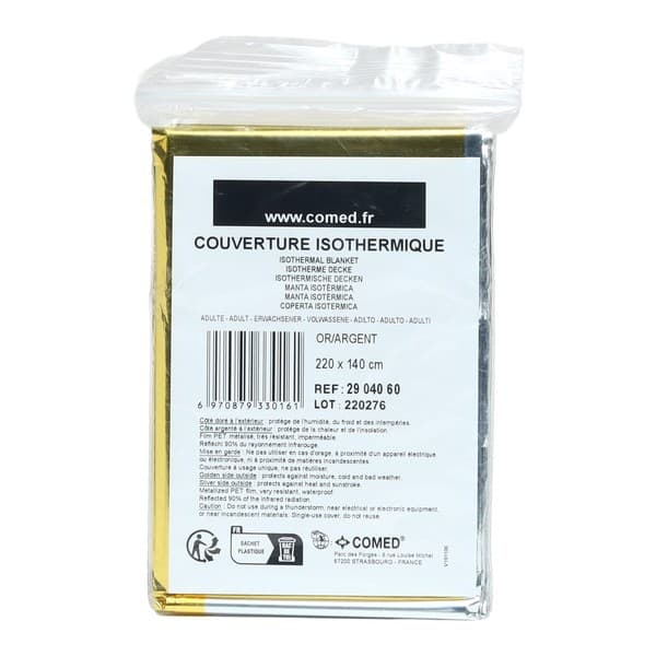 LCH COUVERTURE SURVIE 160X210CM — Pharmacie Campo - Formio