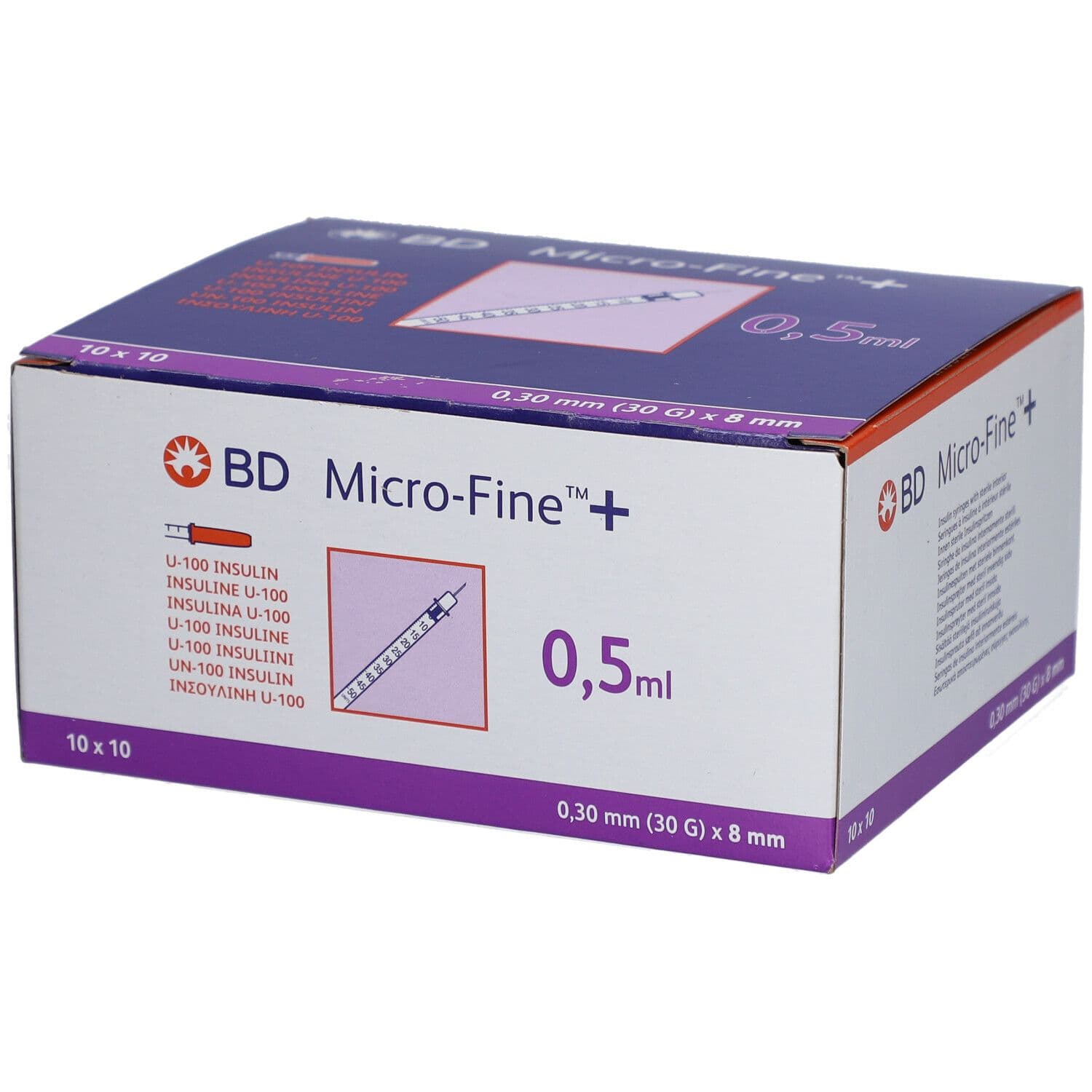 BD MICRO FINE SERINGUE INSULINE 0.5ML 10 — Grande Pharmacie du Centre - Ambarès