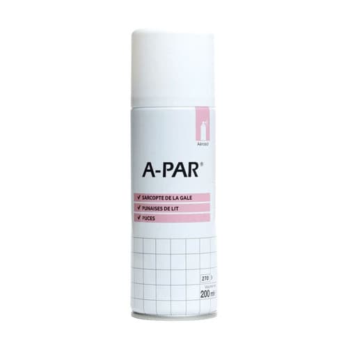 A-PAR A/PARASITAIRE AEROSOL 200ML — Pharmacie Capucins Pharma