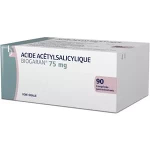 AC ACETYL 75 MG BIOGARAN CPR 90 — PHARMACIE DE LA GARE Nancy