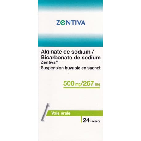 ALGINATE/BICARB SOD ZTV SACH 24