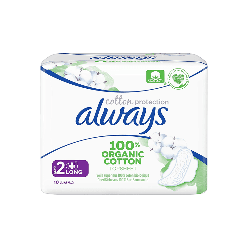 SERV PER ALWAYS BIO COT LONG+ 10 — Pharmacie de Flandre