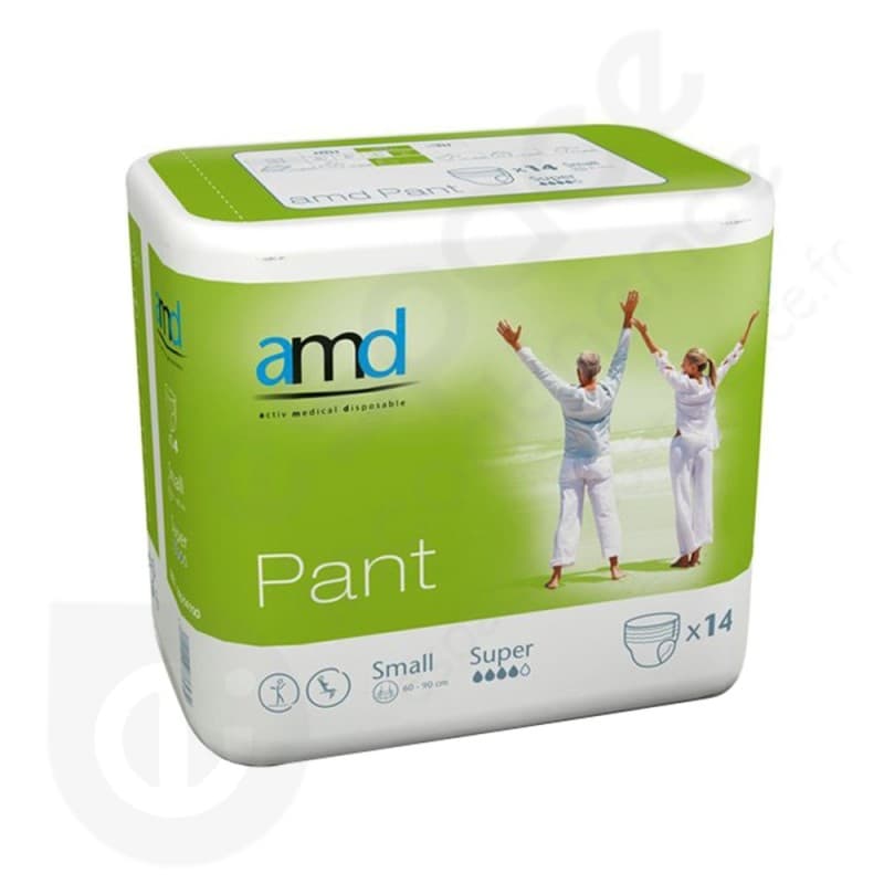 Amd Pant Sous Vetement Absorbant Small Super 14