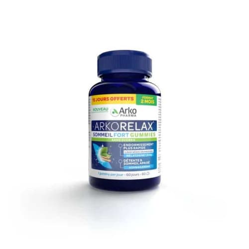ARKORELAX SOMMEIL FORT GUMMIES 60 — Pharmacie Bouton - Armentières