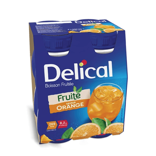 DELICAL BOIS FRUITE ORANGE 200X4 — Pharmacie Les Marais - Saint-Gratien