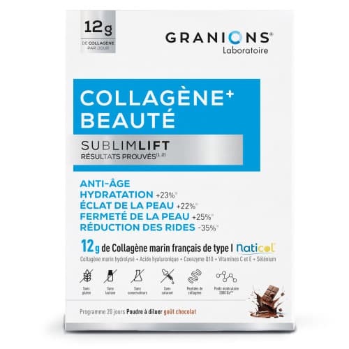 GRANIONS COLLAGENE+ SUBL CHOC 300G — pharmacie onehealth