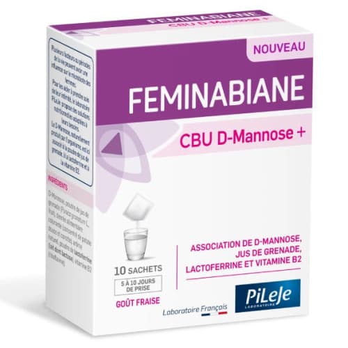 FEMINABIANE CBU D-MANNOSE+ SACH 10 — Pharmacie de Flandre