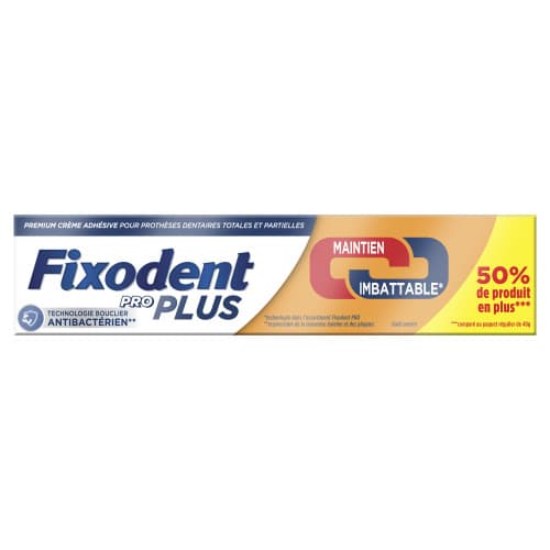FIXODENT PRO+ CR DUO ACTION 60G — Pharmacie Erlon