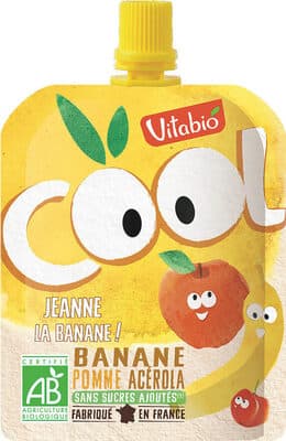 Cool Vitabio Fruits Pomme Banane Gourde 90g
