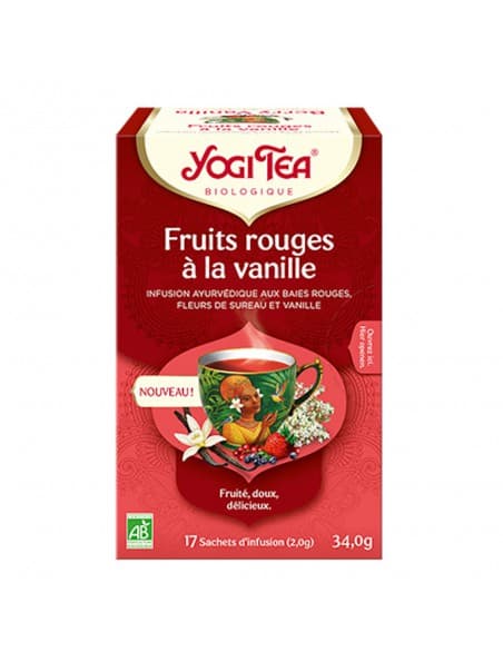 YOGI TEA FRUIT ROUGE VANIL SACH 17 — Pharmacie du Métro - Antony
