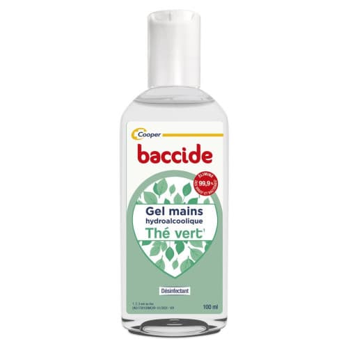 BACCIDE GEL MAIN S/RINC THE V100ML — pharmacie onehealth