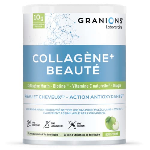 GRANIONS COLLAGENE+ BEAUTE POMME — Pharmacie SO OUEST