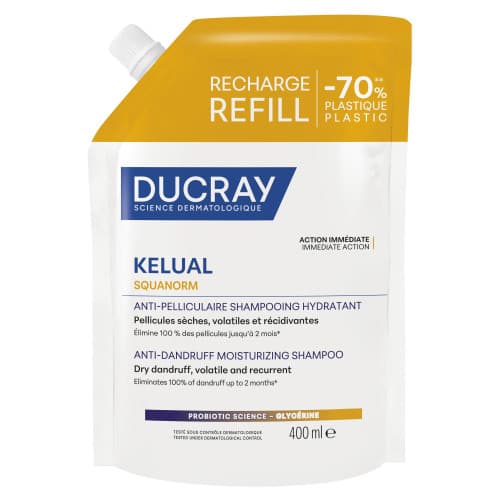 SQUANORM SH PELLIC SEC RECH 400ML — Pharmacie de la Croix Rouge - Tourcoing