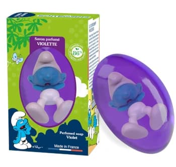 COMP BAIN SAV SCHTROUMPF VIOLETTE — Pharmacie Juin