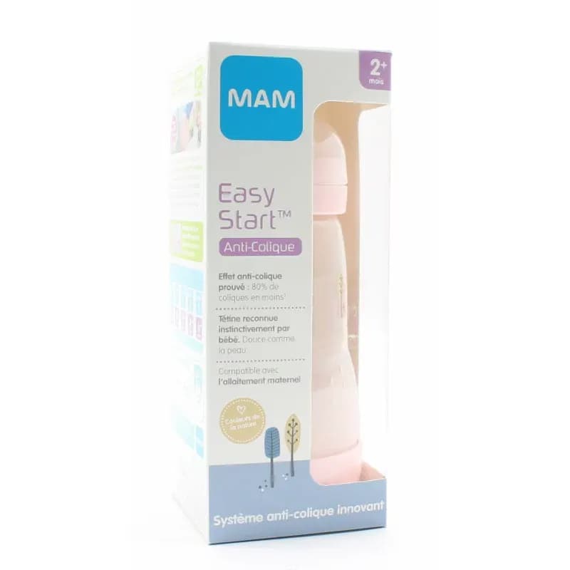 MAM BIB E ST A/COL BLUSH D2 260ML — Pharmacie de la Galoppaz