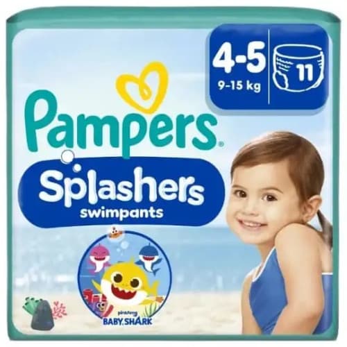 PAMPERS SPLASHERS BAIN JET T4-5 11 — Pharmacie Pharmavance Puteaux