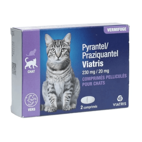 VIATRIS PYRANTEL/PRAZIQ CT CPR 2 — La Grande Pharmacie Moderne