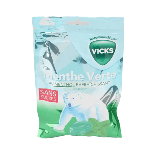 VICKS BONBONS MENTHE VERTE SS 72G — Pharmacie Metro Simplon