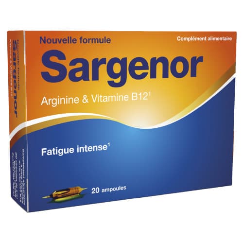 SARGENOR ARG VIT B12 AMP 20 — Pharmacie Europe Poitiers