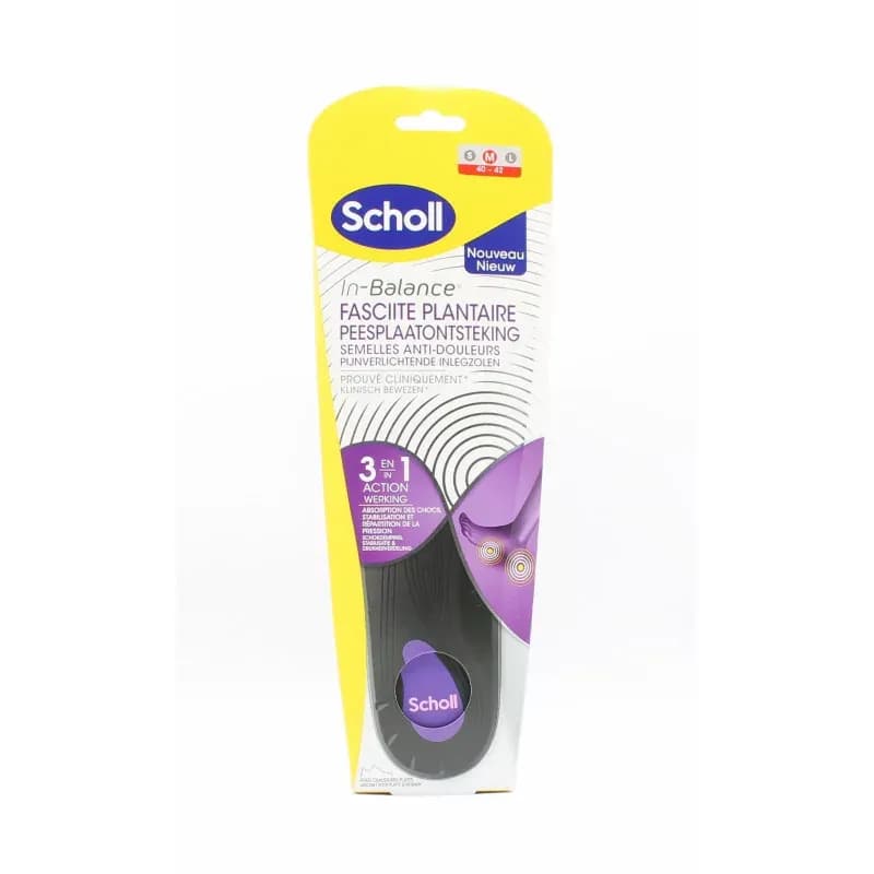 SCHOLL SEMELLE FASCIITE PLANT T2 — Pharmacie Lafayette Bordeaux