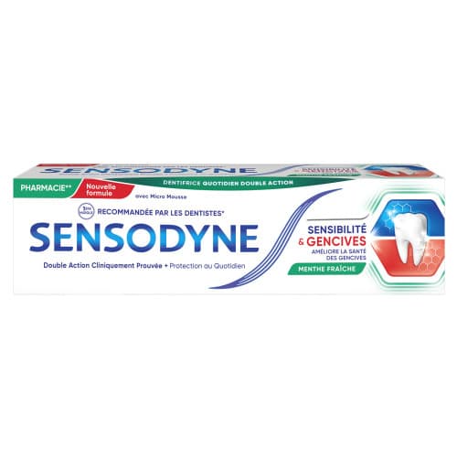 SENSODYNE DENT GENCIVE MENTH 75ML — Pharmacie De Mailloles