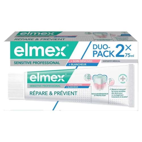 ELMEX DENT SENS PRO GENC BLA75MLX2 — Pharmacie Erlon