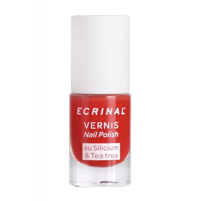 Ecrinal Ongles Vernis Silicium + Tee Trea Rouge Corail 5ml — Pharmacie de Norelan