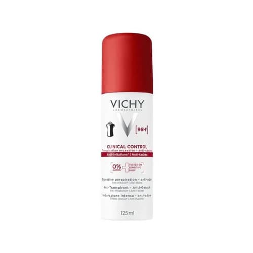 VICHY DEODORANT ANTITRANSPIRANT 48 H SPRAY. Flacon 125 ml — Grande Pharmacie de Villeurbanne
