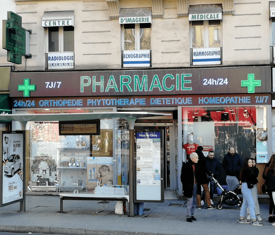 Pharmacie Européenne 24/24 de la place de clichy