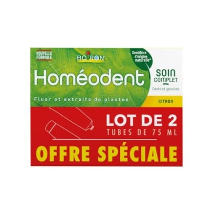 HOMEODENT DENT SOIN CPLE CITR75 X2 — Pharmacie entre Deux Guiers