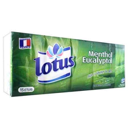 Lotus Mouchoir Menthole X15