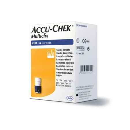 ACCU CHEK MULTICLIX LANCETTE B/204 — Pharmacie Port Royal