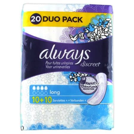 SERV PER ALWAYS DISCREET LONG 20 — Pharmacie du Parc - Neuilly-sur-Seine