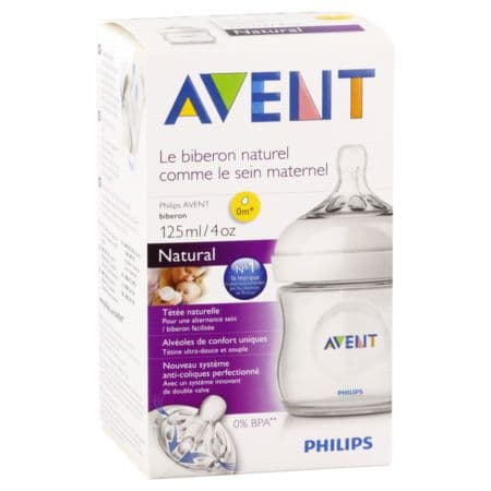 AVENT NATURAL BIB POLYPROP 125ML — Pharmacie de Paris - Porte de Champerret