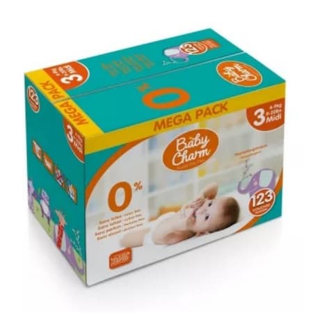 BABY CHARM COUCHE MIDI 4-9KG 123 — Pharmacie du Médoc