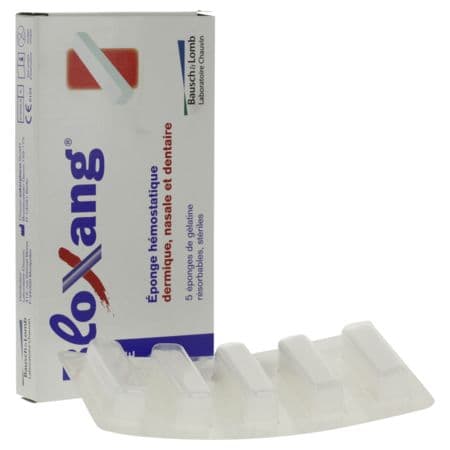 BLOXANG EPONGE HEMOS STER BT 5S — Pharmacie Durand (Carrefour Sannois)
