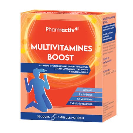 PHARMACTIV MULTIVIT BOOST GELUL 30 — Pharmacie Centrale - Nice